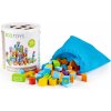 Eco Toys drevené kocky Big City 100 ks Eco Toys drevené kocky Big City 100 ks