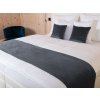 Biante Zamatový prehoz/behúň na posteľ Velvet Prémium SVP-004 Antracitovo sivý 60x220 cm