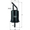 Palivový filter MAHLE KL 488 Palivový filter MAHLE KL 488