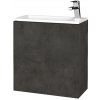 Dreja Kúpeľňová skrinka VARIANTE SZD 50 umývadlo Zoom - D16 Tmavý betón / D16 Tmavý betón / Levé Dreja Kúpeľňová skrinka VARIANTE SZD 50 umývadlo Zoom - D16 Tmavý betón / D16 Tmavý betón / Levé
