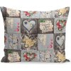 Sivá obliečka na vankúš HOME SWEET HOME sivá Šírka 40 cm | Dĺžka 40 cm Sivá obliečka na vankúš HOME SWEET HOME sivá Šírka 40 cm | Dĺžka 40 cm