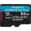 Kingston Canvas Go Plus A2 Micro SDXC 64GB SDCG4/64GBSP Kingston Canvas Go Plus A2 Micro SDXC 64GB SDCG4/64GBSP