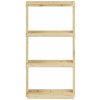 Nástenná knižnica z borovicového dreva v prírodnej farbe 66x127 cm Groove – Karup Design Nástenná knižnica z borovicového dreva v prírodnej farbe 66x127 cm Groove – Karup Design