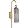 Light Prestige Piega nástenná lampa 1x40 W dymová-zlatá LP-939/1WSMOKED Light Prestige Piega nástenná lampa 1x40 W dymová-zlatá LP-939/1WSMOKED