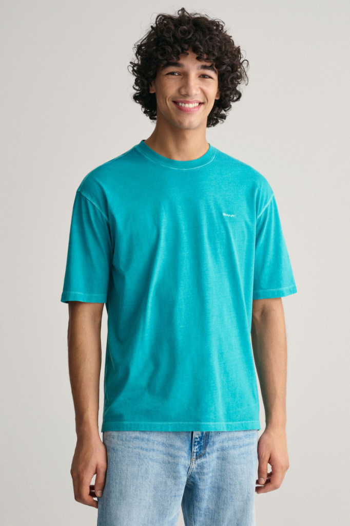 Gant tričko Sunfaded SS T-Shirt modré