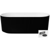 Besco GIULIANA B&W voľne stojaca akrylátová vaňa s prepadom 170 x 80 cm, #WASB-170GGR Besco GIULIANA B&W voľne stojaca akrylátová vaňa s prepadom 170 x 80 cm, #WASB-170GGR