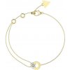 Guess Nežný pozlátený náramok s kvetinou Lily JUBB05111JWYG 18,4 cm Guess Nežný pozlátený náramok s kvetinou Lily JUBB05111JWYG 18,4 cm