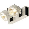 SLV Schrack Technik LI147611 KALU LED 2 Wall- & ceiling luminaire 2x10W 3000K white/black SLV Schrack Technik LI147611 KALU LED 2 Wall- & ceiling luminaire 2x10W 3000K white/black