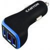 CANYON auto nabíječka C-08, 1xUSB-C (PD 18W) + 2xUSB-A, vstup 12V-24V,výstup 5V-2.4A, Smart IC,CE,RoHS - černo fialová CANYON auto nabíječka C-08, 1xUSB-C (PD 18W) + 2xUSB-A, vstup 12V-24V,výstup 5V-2.4A, Smart IC,CE,RoHS - černo fialová