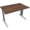 Hobis Pracovný stôl Cross, 120x75,5x80 cm, orech/kov Hobis Pracovný stôl Cross, 120x75,5x80 cm, orech/kov
