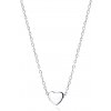 Olivie Strieborný choker srdiečko 7035