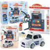 LeanToys Interaktivní Čerpací stanice Policejní auto Světla Zvuky Kouř LeanToys Interaktivní Čerpací stanice Policejní auto Světla Zvuky Kouř