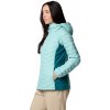 Columbia Dámska bunda Powder Pass™ II Hybrid Hooded Jacket bledá modrá Farba: Spray, River Blue, Veľkosť: M Columbia Dámska bunda Powder Pass™ II Hybrid Hooded Jacket bledá modrá Farba: Spray, River Blue, Veľkosť: M