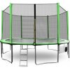 Aga SPORT PRO Trampolína 430 cm Svetlo zelená + ochranná sieť + rebrík + kapsa na obuv Aga SPORT PRO Trampolína 430 cm Svetlo zelená + ochranná sieť + rebrík + kapsa na obuv