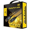 Gembird kábel DisplayPort (M - M), 8K, aktívny, optický (AOC), s Ethernetom, prémiový, 10 m, čierny CC-DP8K-AOC-10M Gembird kábel DisplayPort (M - M), 8K, aktívny, optický (AOC), s Ethernetom, prémiový, 10 m, čierny CC-DP8K-AOC-10M