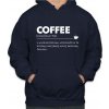 Fajntričko Mikina - COFFEE význam, Farba tmavo modrá, Strih/ Variant Pánsky/UNISEX Fajntričko Mikina - COFFEE význam, Farba tmavo modrá, Strih/ Variant Pánsky/UNISEX
