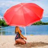 Plážový slnečník SANDOS V4 160 cm červený Plážový slnečník SANDOS V4 160 cm červený