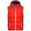 James&Nicholson Pánska prešívaná vesta JN1076 Red L James&Nicholson Pánska prešívaná vesta JN1076 Red L