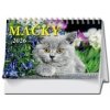 Kalendár 2026 MAČKY, stolový, týždenný, riadkový, 29 listov, 230 x 140mm Kalendár 2026 MAČKY, stolový, týždenný, riadkový, 29 listov, 230 x 140mm