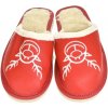 Dámske papuče JELENÍK červené