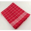 Sada utierok 3 kusy - kocky - tmavo červená - rozmer 50 cm x 70 cm Sada utierok 3 kusy - kocky - tmavo červená - rozmer 50 cm x 70 cm