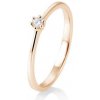 SOFIA DIAMONDS prsteň z ružového zlata s diamantom 0,05 ct BE41/85770-R SOFIA DIAMONDS prsteň z ružového zlata s diamantom 0,05 ct BE41/85770-R