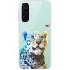 Odolné silikónové puzdro iSaprio - Leopard With Butterfly - Samsung Galaxy A26 Odolné silikónové puzdro iSaprio - Leopard With Butterfly - Samsung Galaxy A26