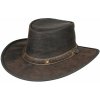 Klobúk kožený Scippis Kangaroo Sundowner - tmavo hnedý, XXL Klobúk kožený Scippis Kangaroo Sundowner - tmavo hnedý, XXL