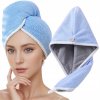 Turban na vlasy Domidekor mikrovlákno modrý Turban na vlasy Domidekor mikrovlákno modrý