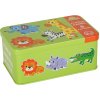 KIK Puzzle v plechovke safari zvieratá 25 ks KIK Puzzle v plechovke safari zvieratá 25 ks