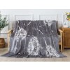 XPOSE® Mikroplyšová deka PÚPAVY - sivá 200x220 cm, Mikroplyš XPOSE® Mikroplyšová deka PÚPAVY - sivá 200x220 cm, Mikroplyš
