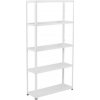 Kovový regál 180×90×30 cm – biely skladací kovový regál | Úložný regál do dielne Kovový regál 180×90×30 cm – biely skladací kovový regál | Úložný regál do dielne