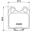 Sada brzdových platničiek kotúčovej brzdy HELLA PAGID 8DB 355 011-591 Sada brzdových platničiek kotúčovej brzdy HELLA PAGID 8DB 355 011-591