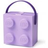 Svačinový box LEGO s rukojetí - fialový Svačinový box LEGO s rukojetí - fialový