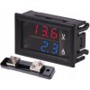 Digitálny voltmeter 0-100V a ampérmeter 50A s bočníkom - merací modul Digitálny voltmeter 0-100V a ampérmeter 50A s bočníkom - merací modul
