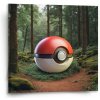 Sablio Obraz Pokemon ball Les - 50x50 cm Sablio Obraz Pokemon ball Les - 50x50 cm