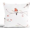 MKLozkoviny.sk Bavlnená obliečka na vankúš Renforcé 40 × 40 cm - Vtáčiky- - MKLozkoviny.sk Bavlnená obliečka na vankúš Renforcé 40 × 40 cm - Vtáčiky- -