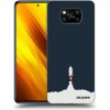 Picasee silikónový čierny obal pre Xiaomi Poco X3 - Astronaut 2 Picasee silikónový čierny obal pre Xiaomi Poco X3 - Astronaut 2