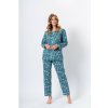 JAKS Dámske pyžamo modré Ada Veľkosť: XL JAKS Dámske pyžamo modré Ada Veľkosť: XL