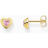 THOMAS SABO náušnice Heart-shape with pink zirconia H2271-414-9 THOMAS SABO náušnice Heart-shape with pink zirconia H2271-414-9