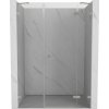 Mexen Lunar sprchové dvere otváracie pravé 140 cm, transparentné, brúsený nikel - 834S-140-050-97-00-P Mexen Lunar sprchové dvere otváracie pravé 140 cm, transparentné, brúsený nikel - 834S-140-050-97-00-P