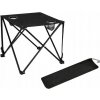 Verk 14471 Stôl kempingový skladací s držiakmi na nápoje čierny Verk 14471 Stôl kempingový skladací s držiakmi na nápoje čierny