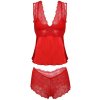 Dámsky komplet DKaren Belinda Červená XXL Dámsky komplet DKaren Belinda Červená XXL