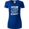 1975 v kocke - Dámske tričko z organickej bavlny Origin (GOTS) - 2XL ( Kráľovská modrá ) 1975 v kocke - Dámske tričko z organickej bavlny Origin (GOTS) - 2XL ( Kráľovská modrá )