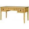 Drewmax Psací stůl BR706 Bělený včelí vosk Drewmax Psací stůl BR706 Bělený včelí vosk