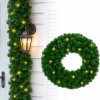 GIRLANDA S JEDĽOVÝMI SVETLAMI 5m DLHÁ 100 LED REŤAZ ZELENÁ VIANOČNÁ GIRLANDA S JEDĽOVÝMI SVETLAMI 5m DLHÁ 100 LED REŤAZ ZELENÁ VIANOČNÁ