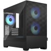 Fractal Design Pop Mini Air RGB Black TG Clear Tint/Micro Tower/Transpar./Čierna FD-C-POR1M-06 Fractal Design Pop Mini Air RGB Black TG Clear Tint/Micro Tower/Transpar./Čierna FD-C-POR1M-06