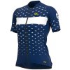 Letný dámsky cyklistický dres Alé Cycling PRR Stars Lady modrý/biely M Letný dámsky cyklistický dres Alé Cycling PRR Stars Lady modrý/biely M