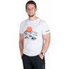 Northfinder Pánske outdoorové tričko z organickej bavlny BIRGER white Northfinder Pánske outdoorové tričko z organickej bavlny BIRGER white