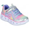 Skechers Nízke tenisky HEART LIGHTS RAINBOW LUX Strieborná Skechers Nízke tenisky HEART LIGHTS RAINBOW LUX Strieborná